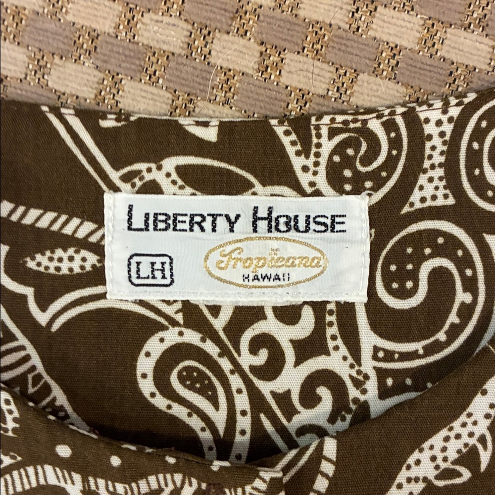 Vintage Liberty House Cotton Aloha wear blouse
